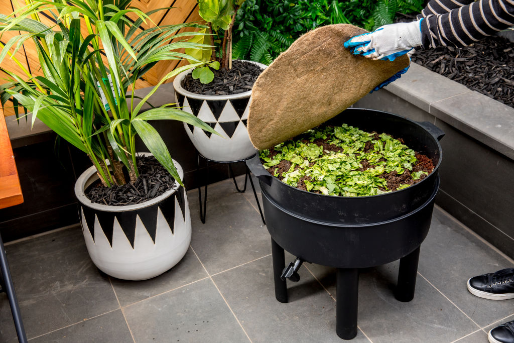 Composting is easier than it seems and is a great way to be eco-friendly. Photo: Bunnings