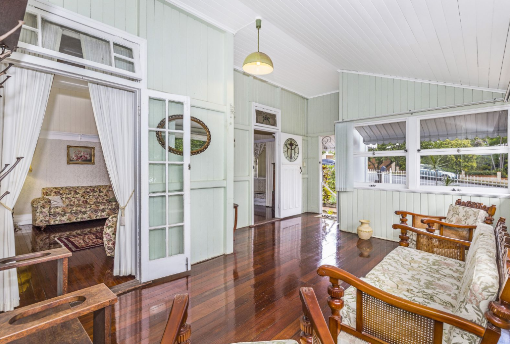 The three-bedroom Bardon property sits on a 1181-square-metre block. Photo: Supplied