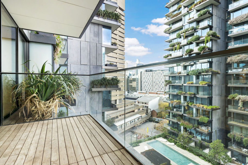 The apartments at Central Park in Chippendale sit on an old brewery site. Photo: Supplied