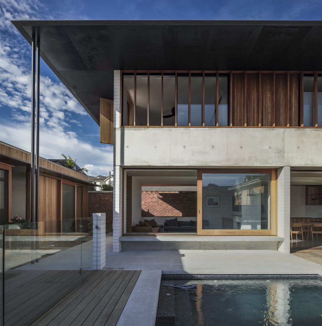 Joint second-place winner in the residential architecture - houses category was Merewether. Photo: Angela Tarlinton