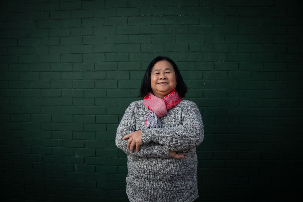 Kim Ling Chua is excited about having homes as part of a redevelopment of 365 Hoddle Street. Photo: Leigh Henningham