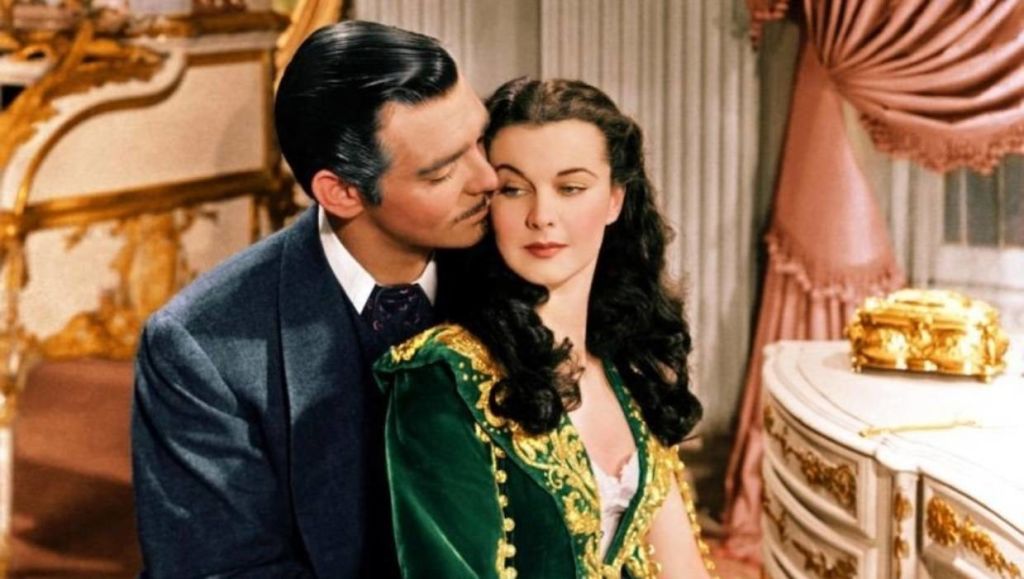 One of Hollywood's all time greatest pairings - Clark Gable and Vivien Leigh starred as Rhett Butler and Scarlett O'Hara in Gone With the Wind. Photo: Selznick International Pictures