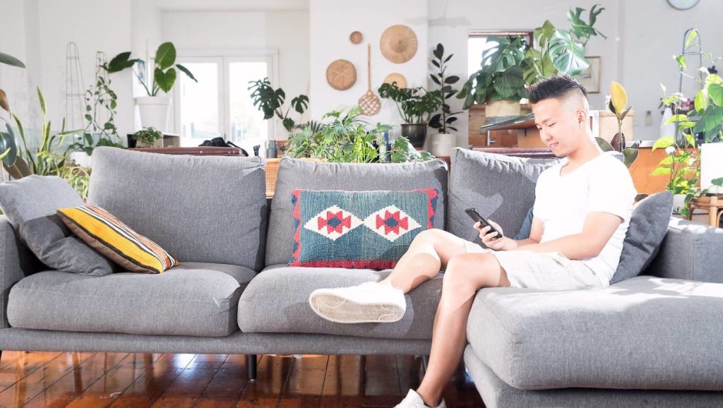 Ron Goh is a blogger with an amazing house full of plants. Photo: Chris McKeen/Homed