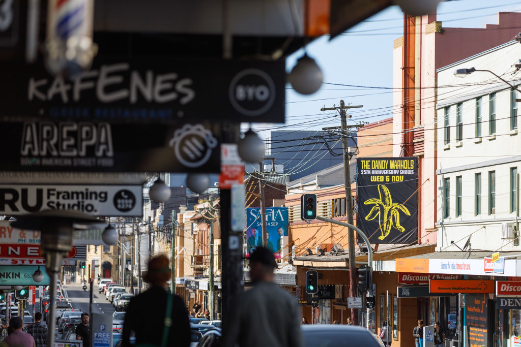 From framing studios to gelaterie, a diverse range of shops line Enmore Road. Photo: Steven Woodburn