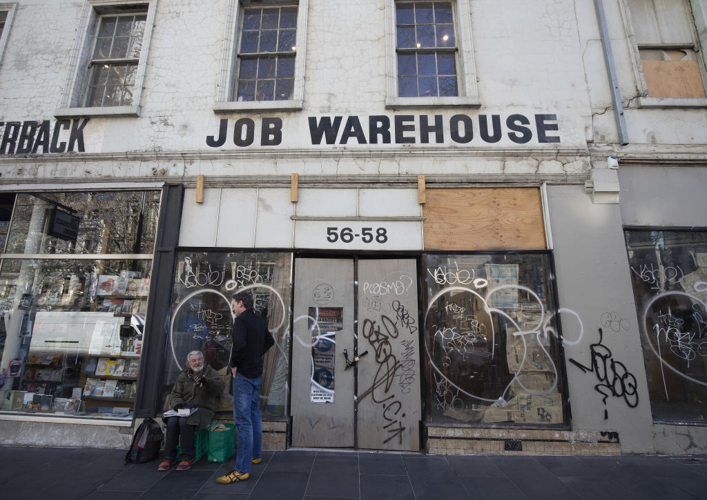 The Job Warehouse building used to house a fabric store. Photo: Leigh Henningham