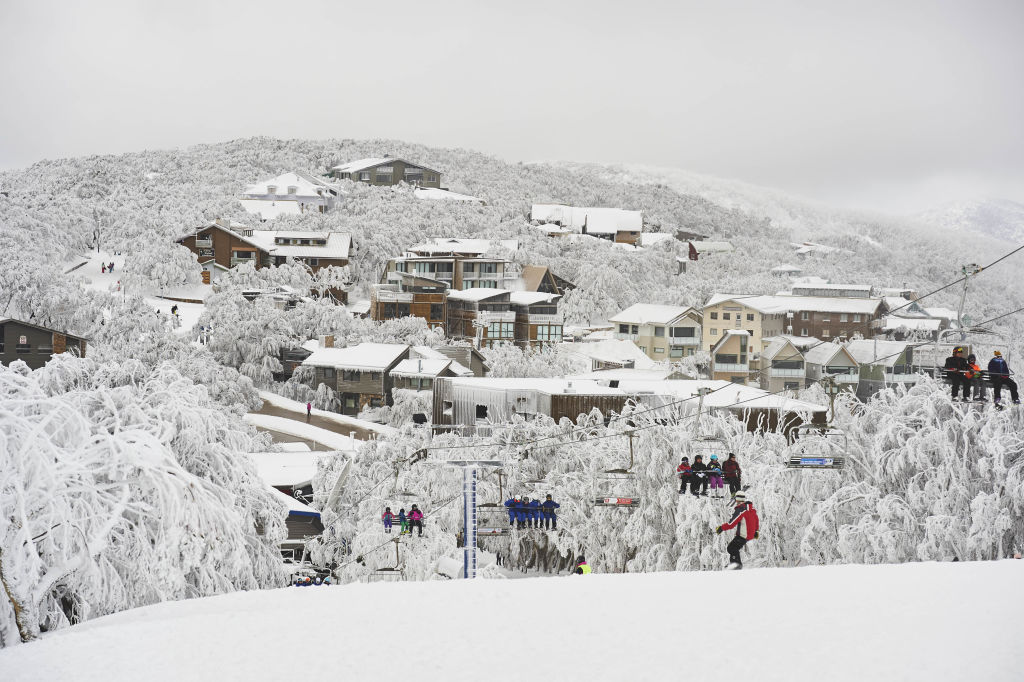 Grimus says one of his favourite things about Mount Buller is the tight-knit community. Photo: Andrew Railton