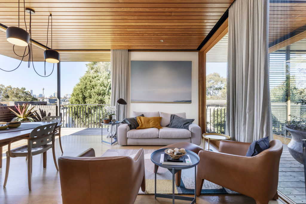 The Annandale home of photographer Leslie Solar and her partner Keith March has set a suburb record. Photo: Supplied