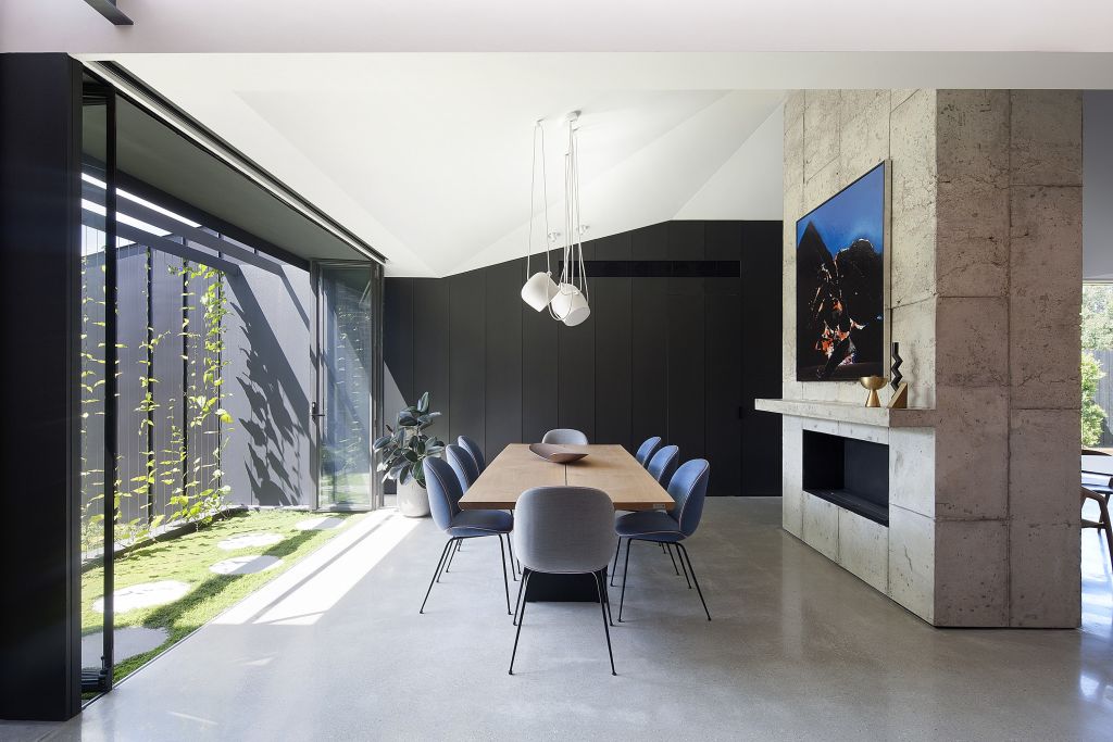 Shadow House by Matt Gibson Architecture and Design, built by Warwick Constructions, interiors by Mim Design. Photo: Shannon McGrath