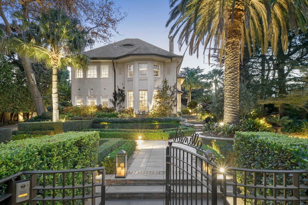 The Toorak trophy home is back on the market for spring. Photo: Marshall White
