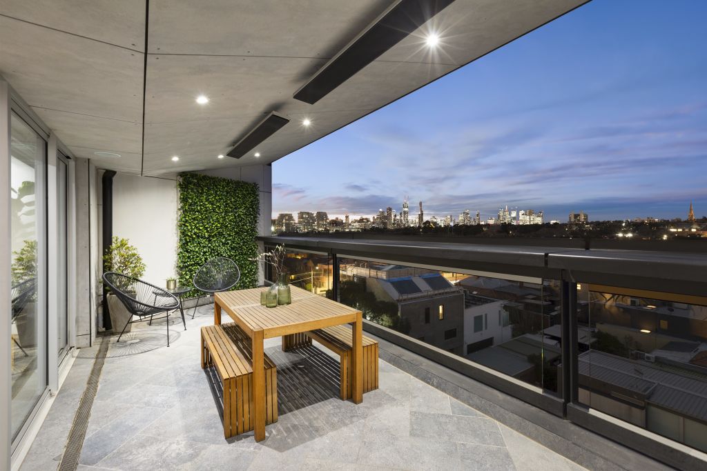 Former The Block penthouse with top views up for sale in South Yarra