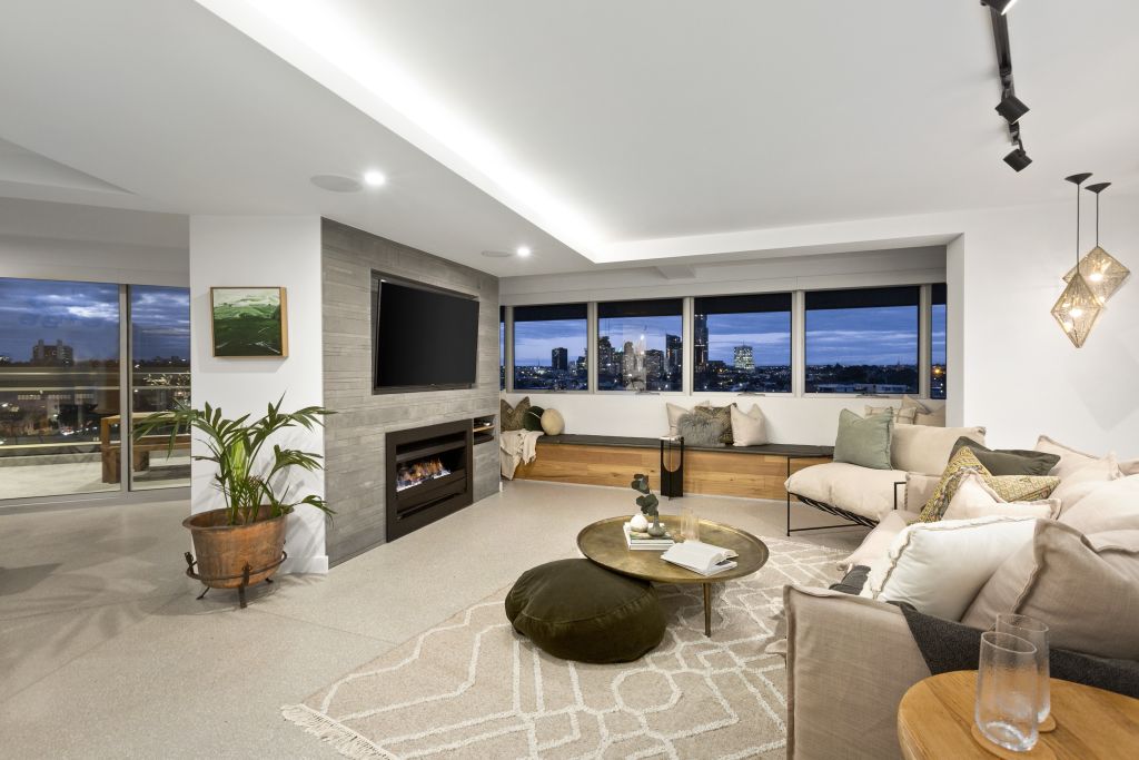 The penthouse offers top views. Photo: The Agency