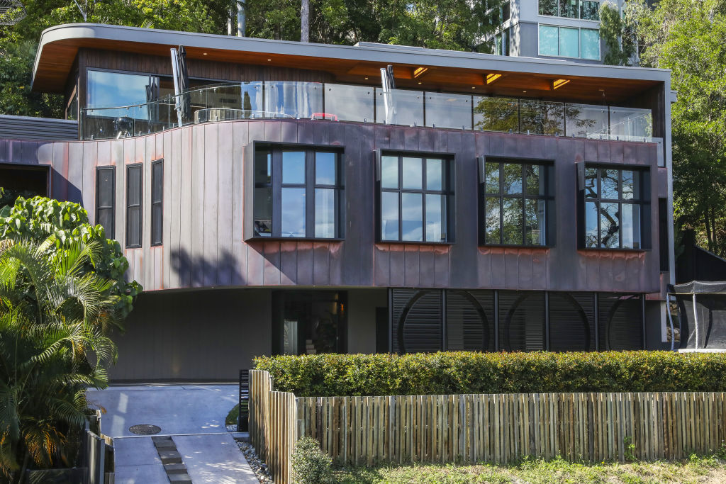 Copper on the facade was used to create a sense of earthiness. Photo: Supplied