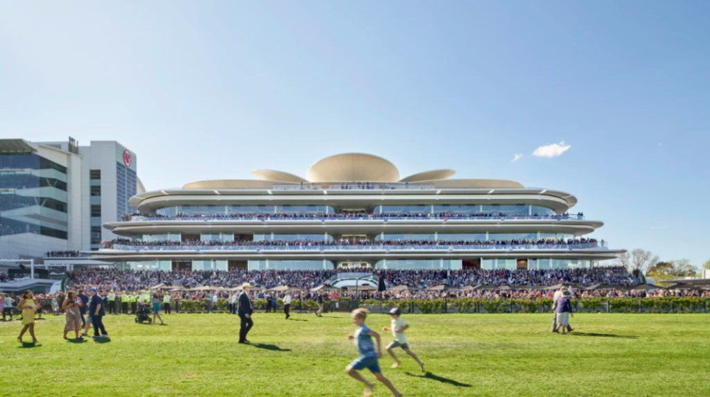 Racecourse's new stand 'like a great ocean liner'