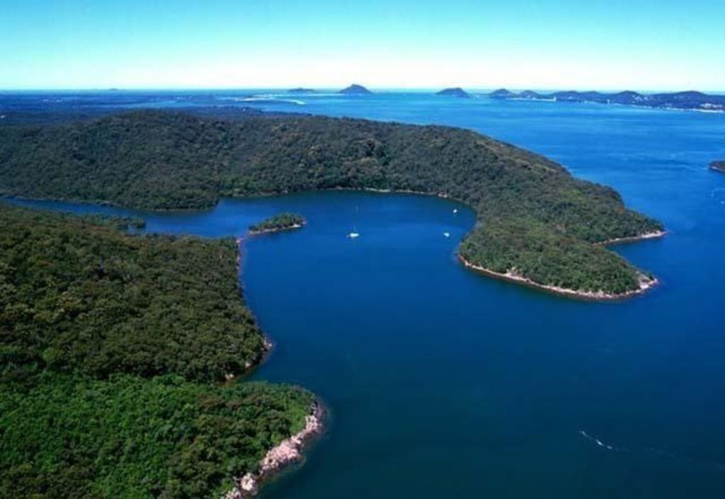 The 400-hectare property of pristine bushland is set on a marine sanctuary on the Mid North Coast.