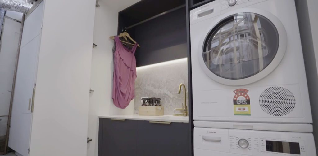 Mitch and Mark's laundry. Photo: Channel Nine