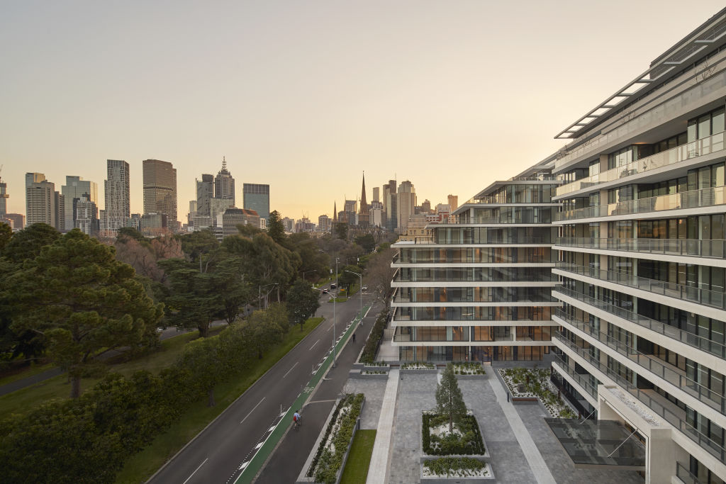 The block offers park views. Photo: Supplied