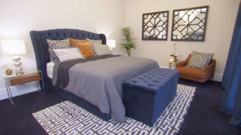 Mitch and Mark's master bedroom didn't wow the judges. Photo: Supplied