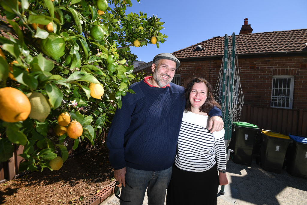 Siblings Leo and Angela were delighted with the result for their family home.  Photo: Peter Rae