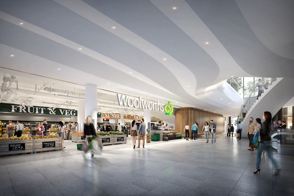 Melbourne Square by CBRE will include a new Woolworths. Photo: Artist's impression