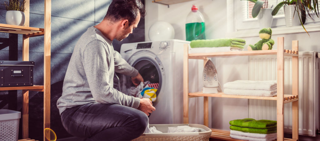 Dirty linen and towels and soiled clothes are immediately transported away from human view. Photo: iStock