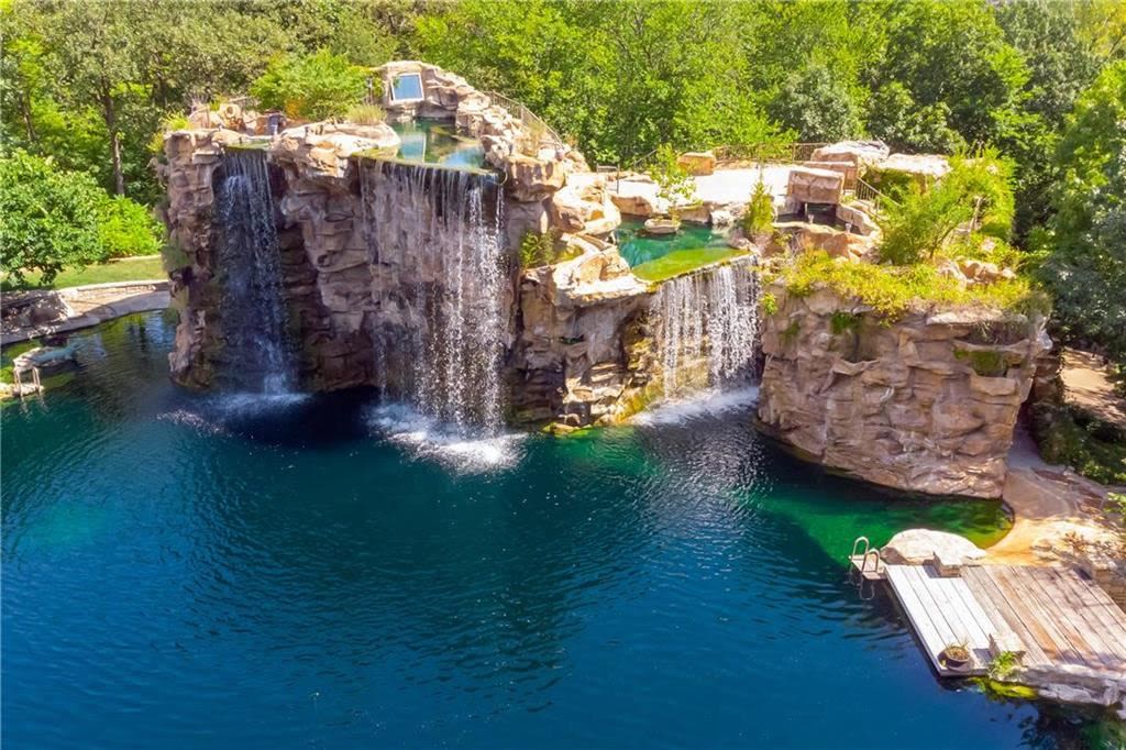 Splash out on a home with a waterfall 17 million Kansas mansion with