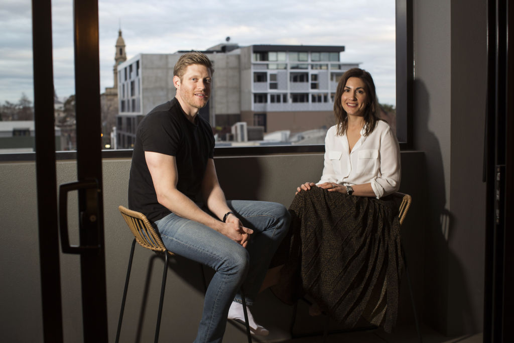 The pair felt lucky that there weren't any major issues with their apartment once the build was completed.  Photo: Stephen McKenzie