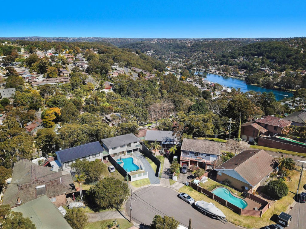 Houses on Coolgardie Place in Sutherland, where prices are likely to rise based on the spillover pattern observed in Sydney so far. Photo: Laing+Simmons Cronulla