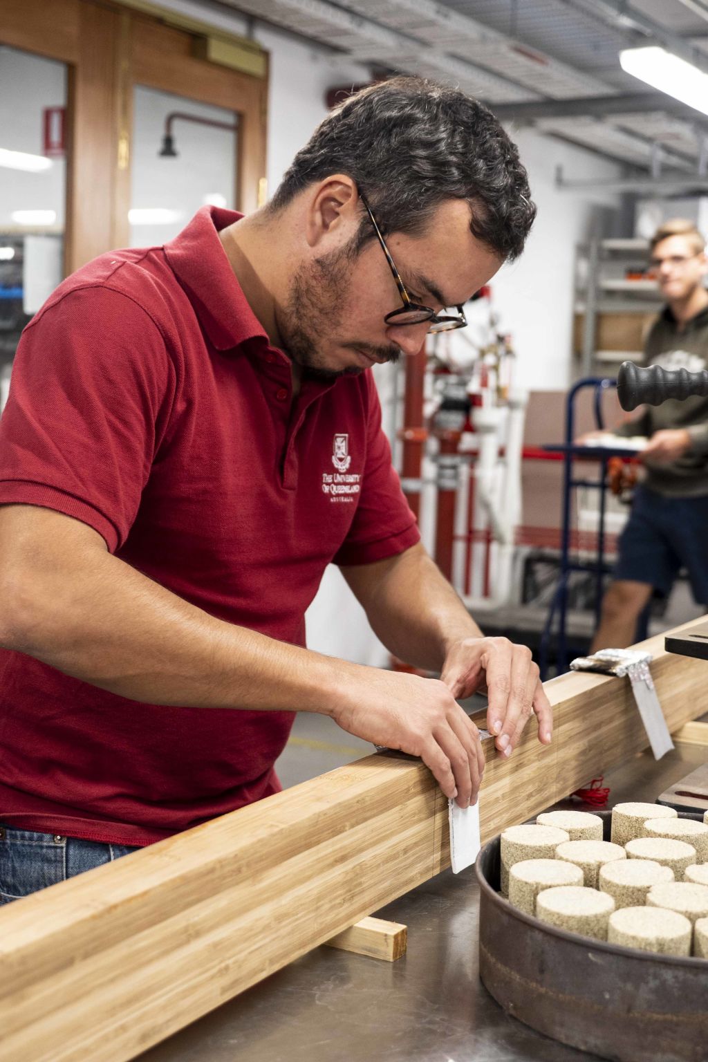 Bamboo can be prepared in a number of ways to make it more useful in construction.  Photo: University of Queensland