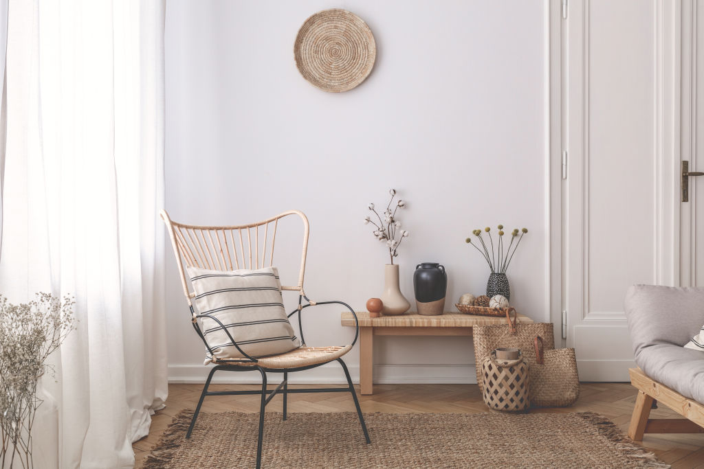 Natural colour schemes have a simplistic austerity. Photo: iStock