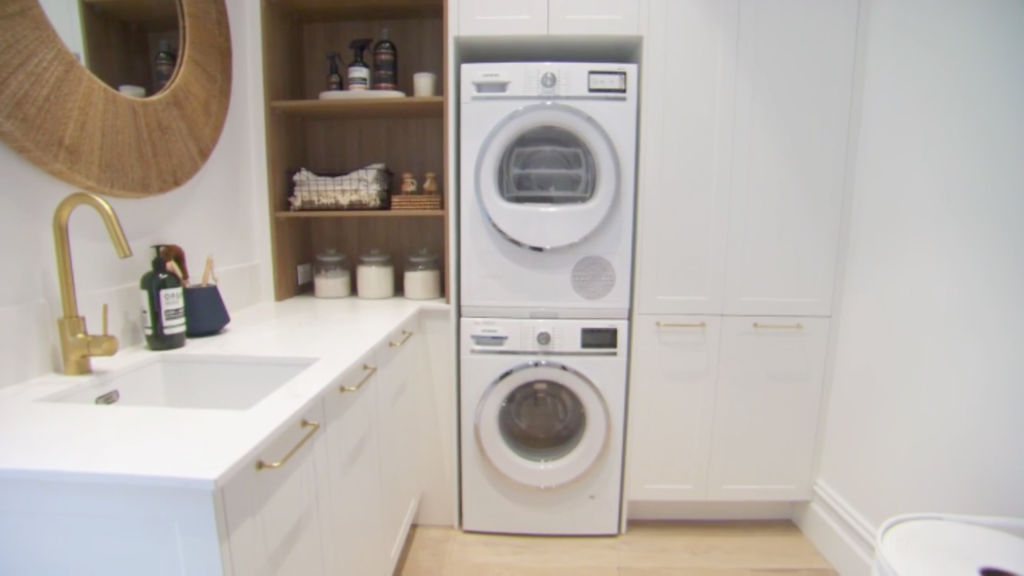 And the laundry that clinched the top points. Photo: Channel Nine