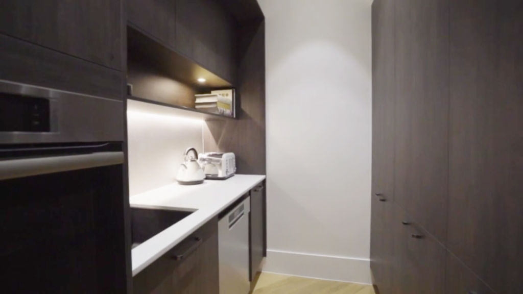 This is a very tight butler's pantry. Photo: Channel Nine