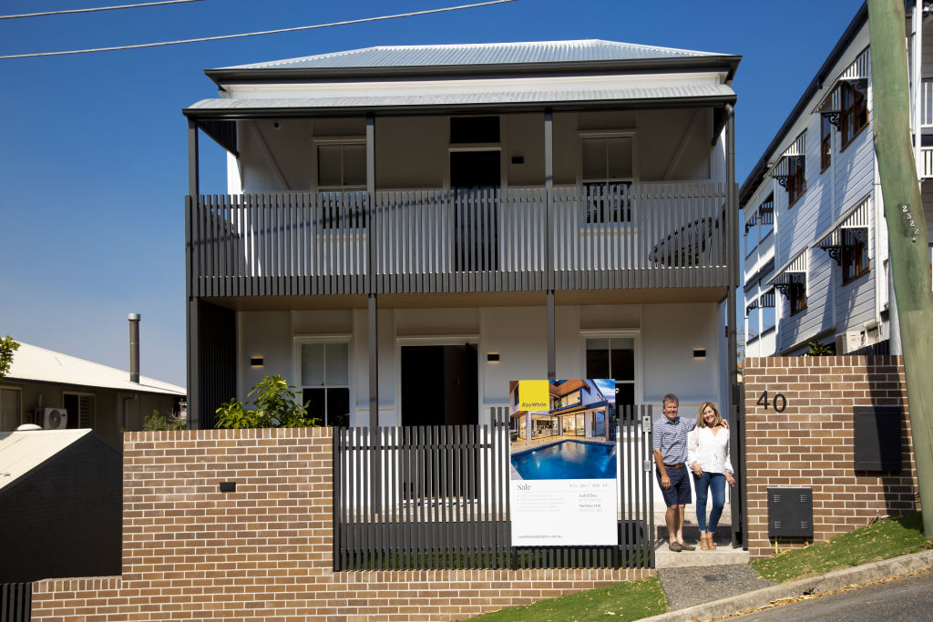 Steve Barry and Tracy Barry, 40 View Street, Paddington, Brisbane, QLD Photo: Tammy Law Photo: Tammy Law