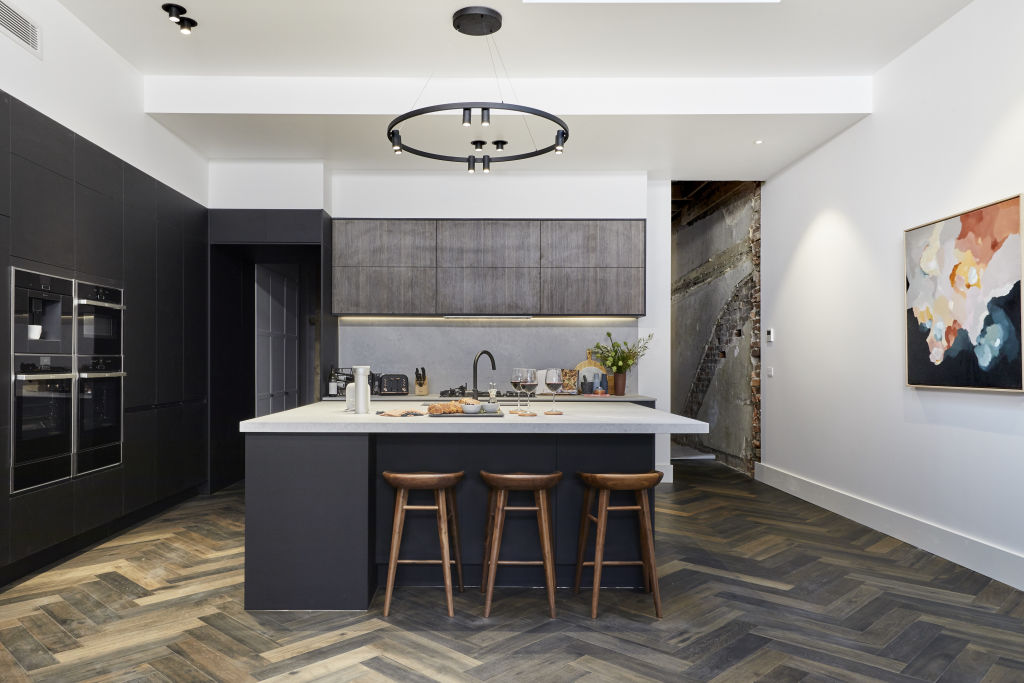 Tess and Luke's kitchen. Photo: Channel Nine