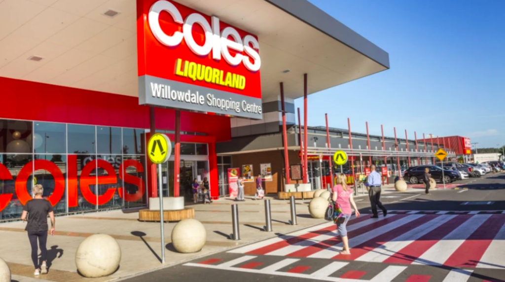 Coles rings up $44m from shopping centre sales