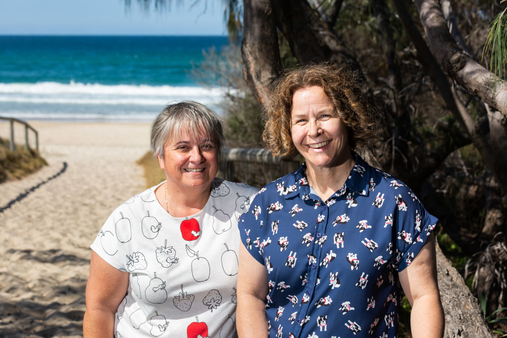 Sydney locals Helen Taylor and Rebecca Archer plan to relocate to the Gold Coast where they have bought an apartment in the Mahala Mermaid Beach project.