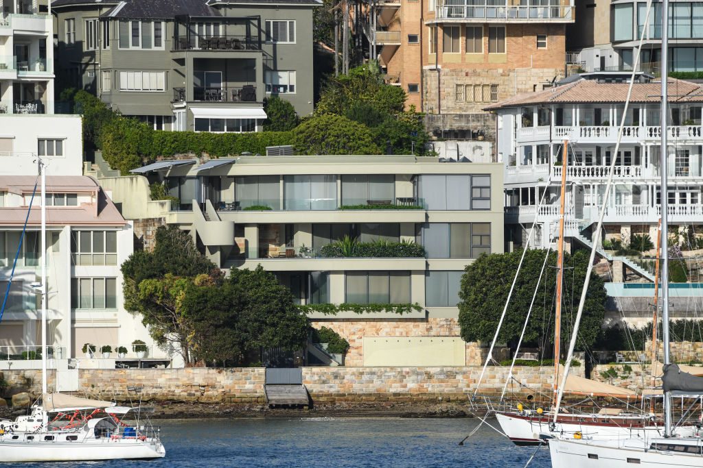 Westpac board member Steve Harker pocketed about $40 million for his Point Piper home in October. Thursday 2  October, 2019. Photo: Peter Rae