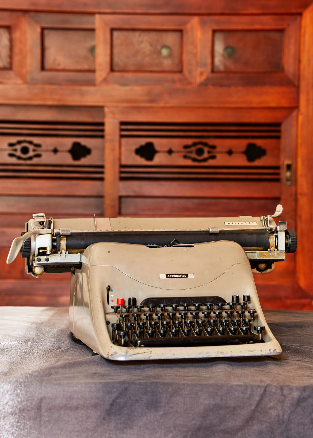 Olivetti Lexicon typewriter. Photo: Amelia Stanwix.