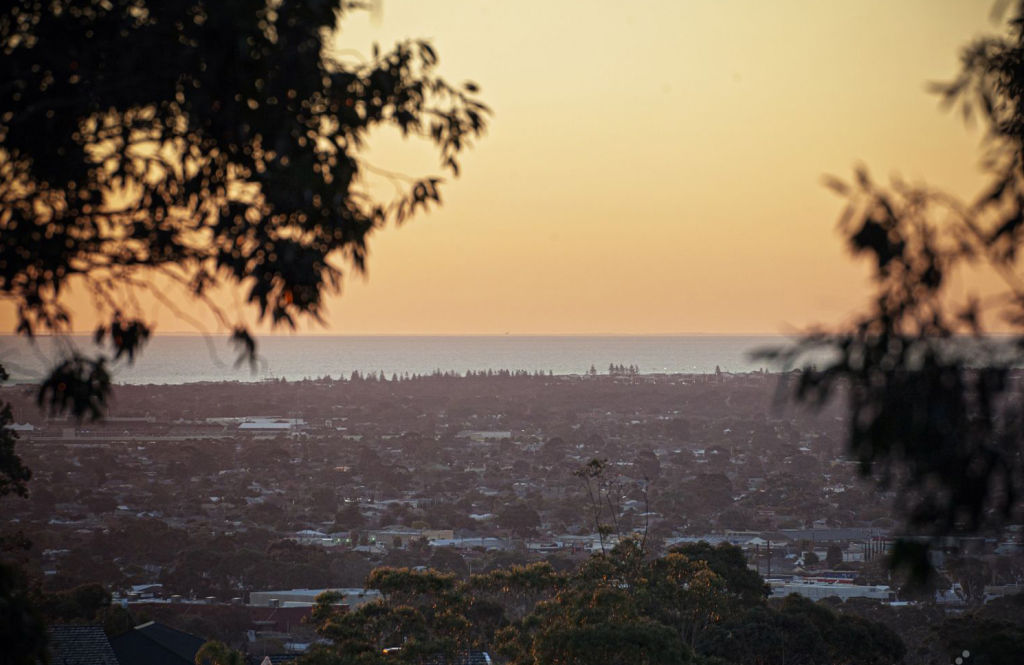 The outlook from Grandview Drive in Panorama, SA. Photo: Klemich Real Estate