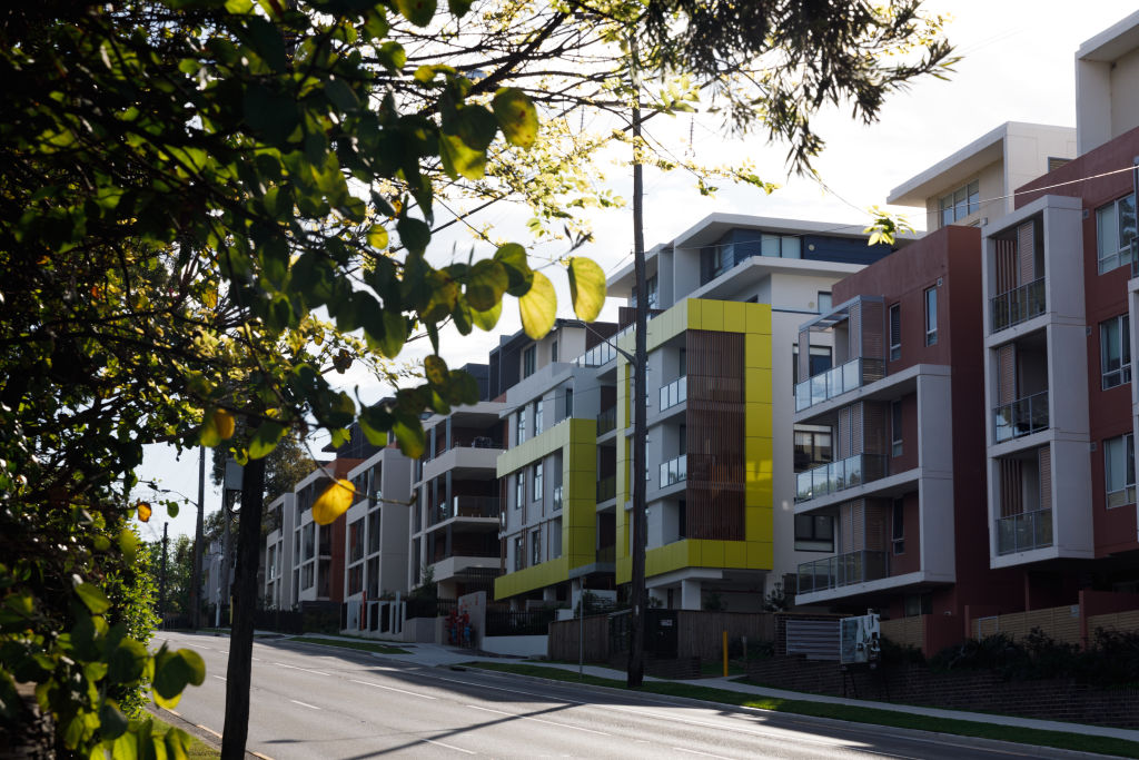 New apartments in Epping and surrounding suburbs are keeping a lid on rental growth. Photo: Steven Woodburn