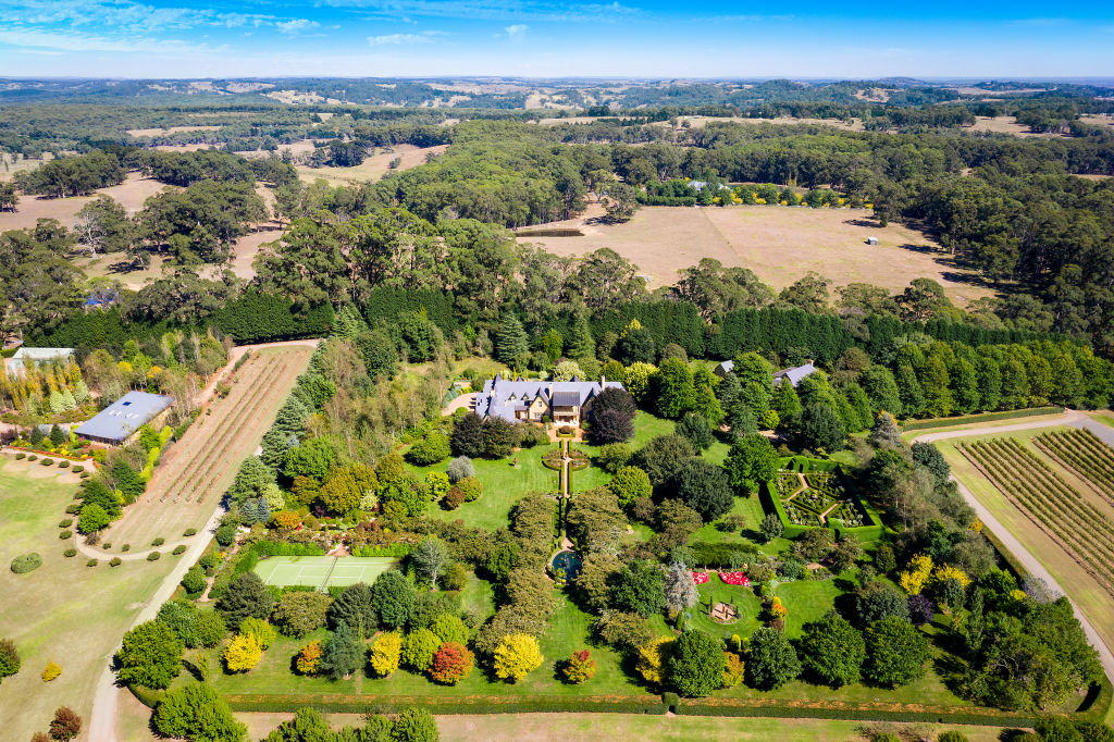 The 40-hectare property claims one of the most notable gardens in the Southern Highlands. Photo: Supplied