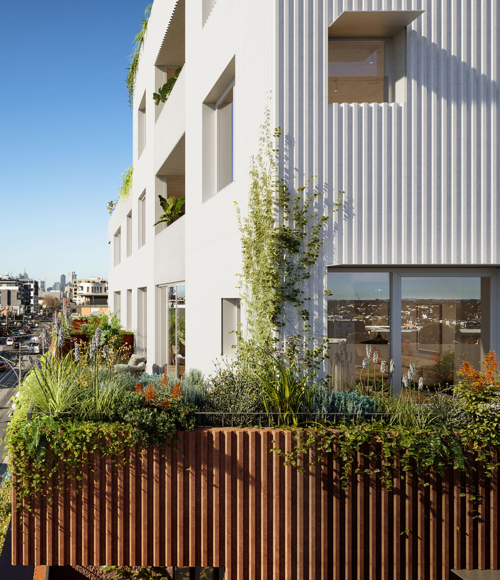 An early render of the Brunswick East development. Photo: Milieu