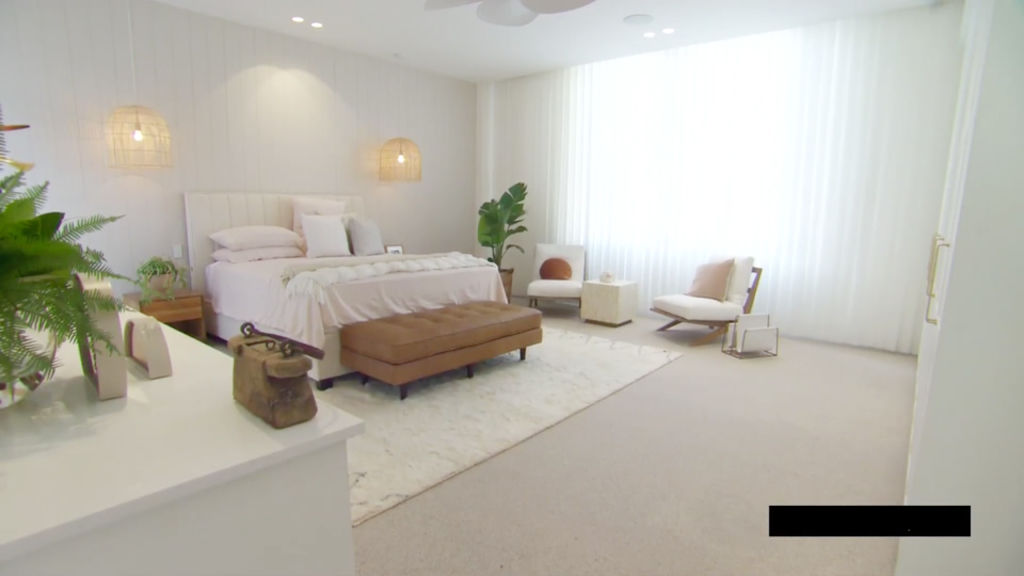 Andy and Deb's 'beautiful' room. Photo: Channel Nine