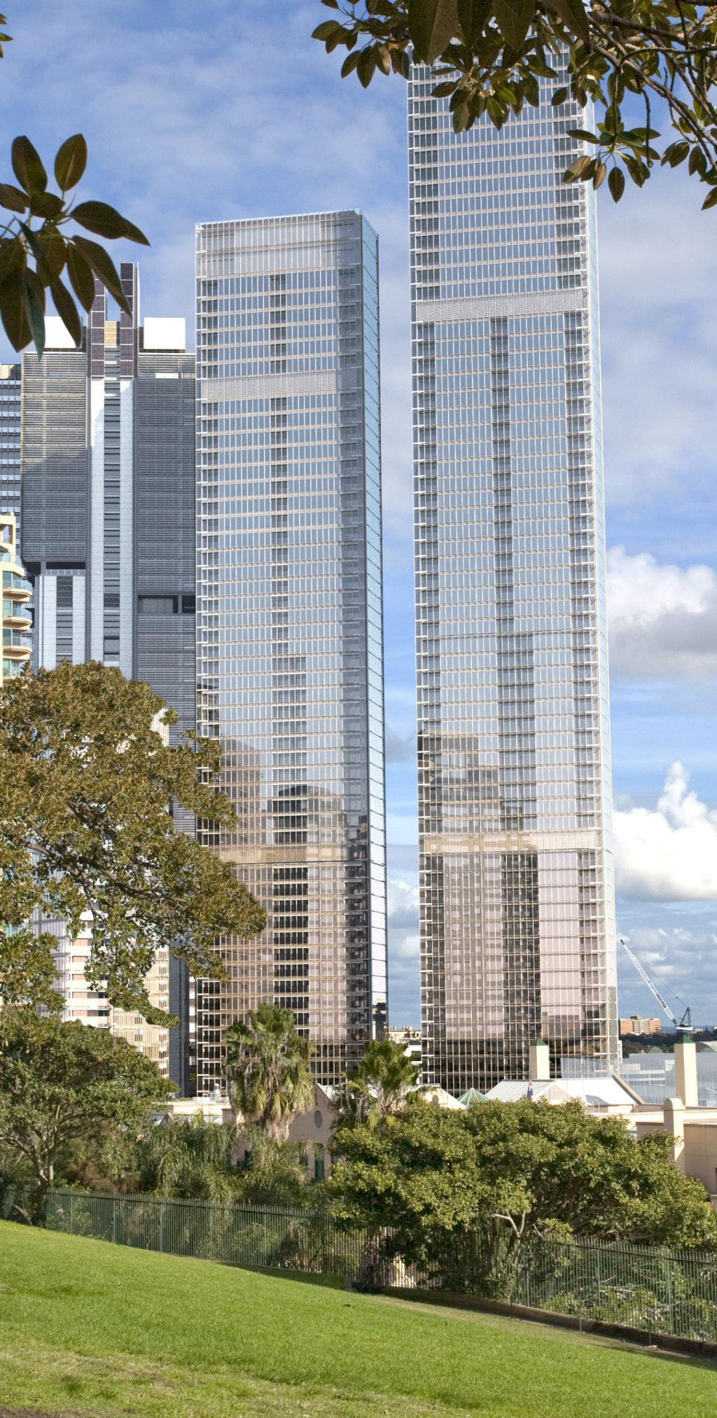 Renders of Lend Lease Tower 1 and 2