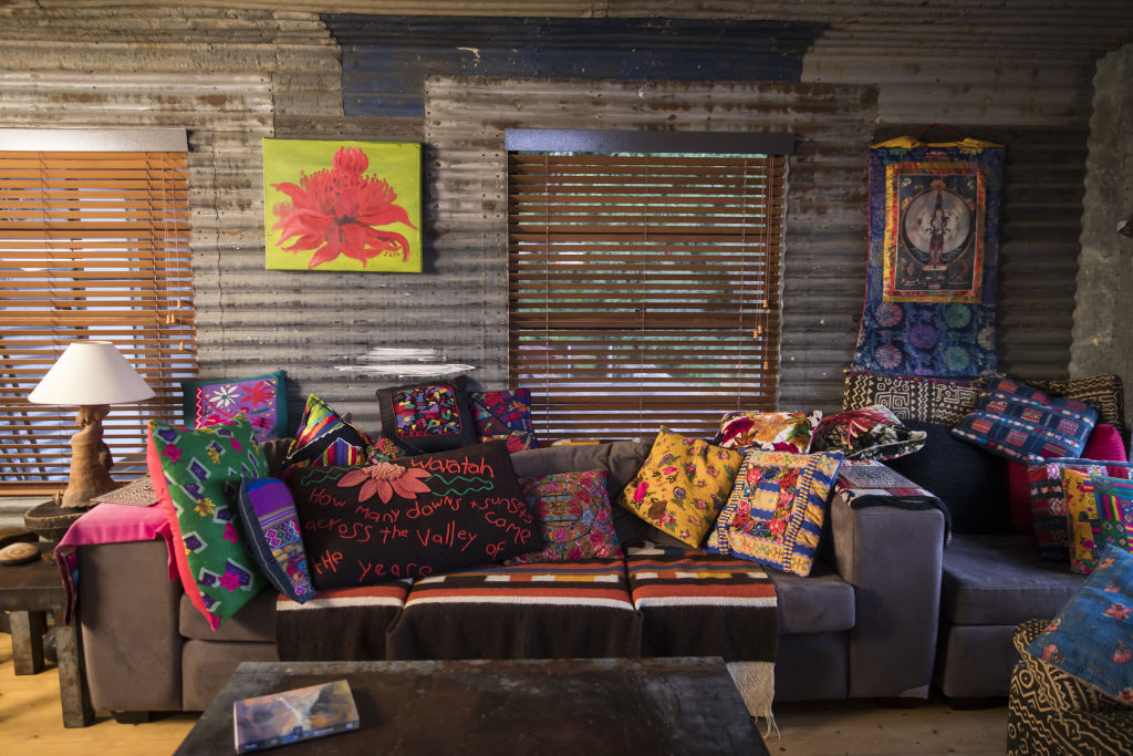 The Galvanised Room in Kee's home. Photo: Anna Kucera