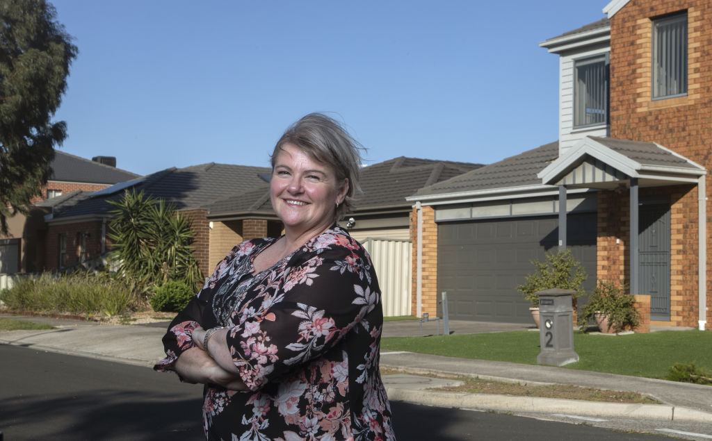 Janet Baker bought a house in Cairnlea last year. Photo: Leigh Henningham