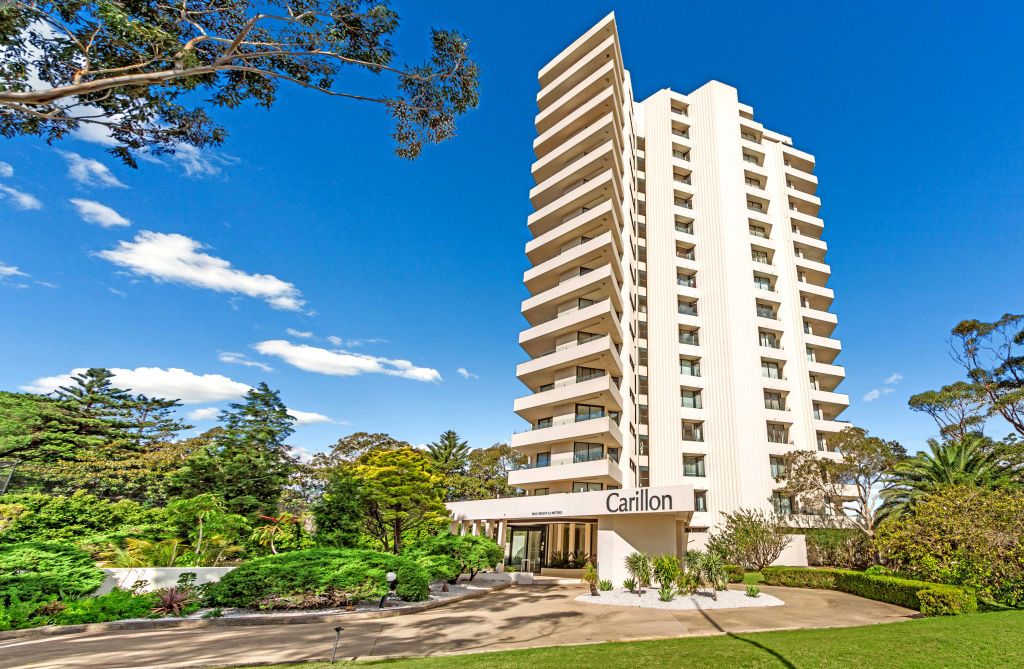 Agent Anthony Walls from Max Walls International describes Carillon as among Manly’s most tightly held buildings. Photo: Supplied