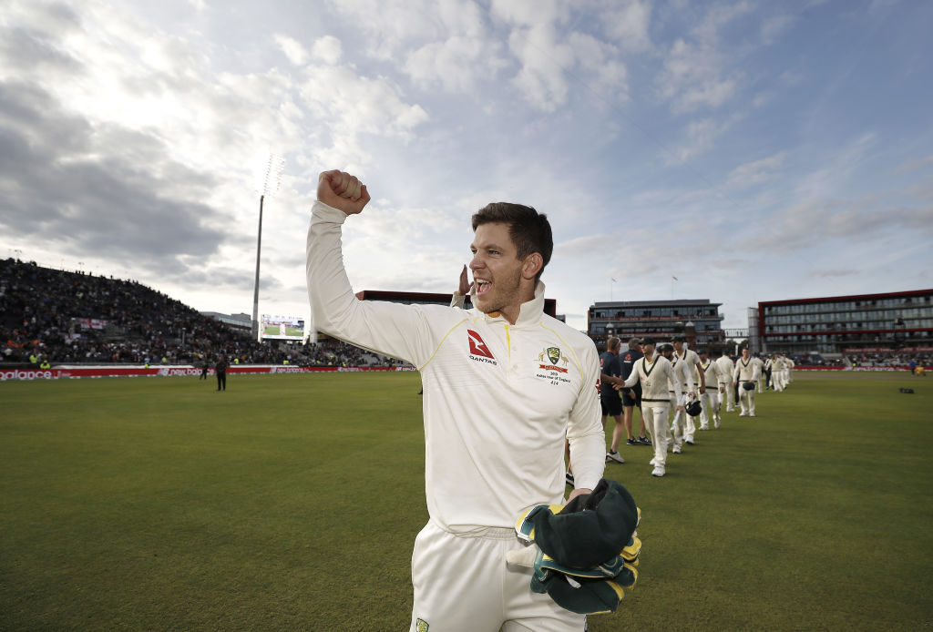 Tim Paine, the captain who led Australia to win the Ashes in 2019, is from Hobart along with fellow cricketer Matt Wade. Photo: Getty