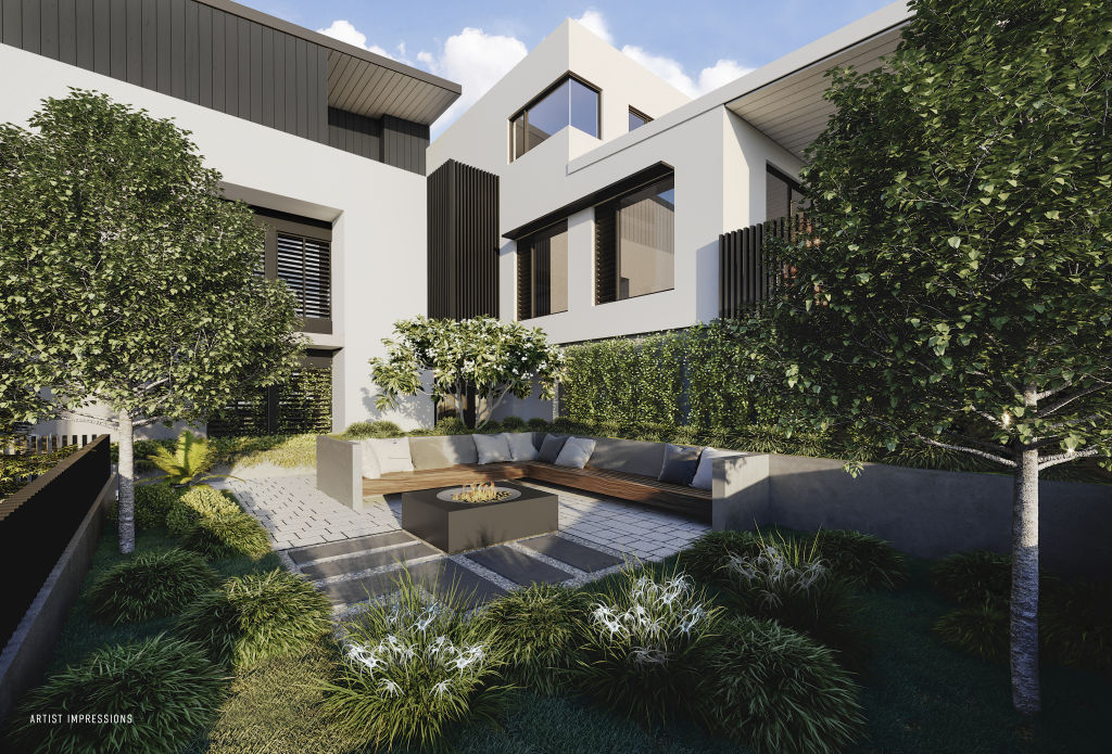 A render of Emmeline on Elizabeth at Paddington, Brisbane, which is due for completion next year. Photo: Place West
