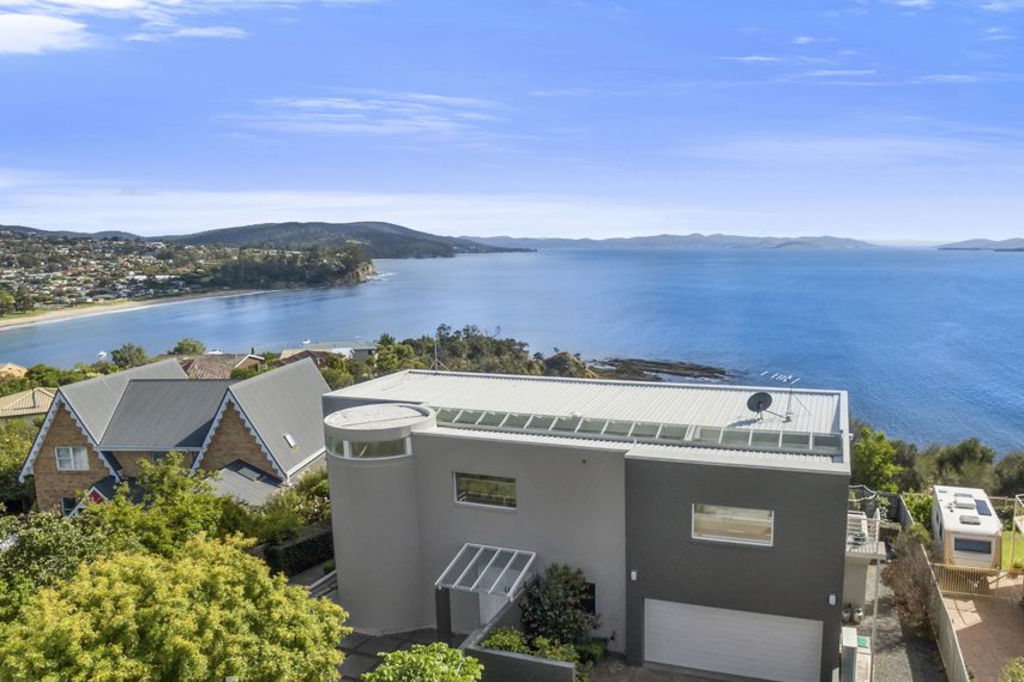 Modern properties of prestige calibre can exchange for between $1 million and $2 million in Blackmans Bay. Photo: Nest Property Sandy Bay