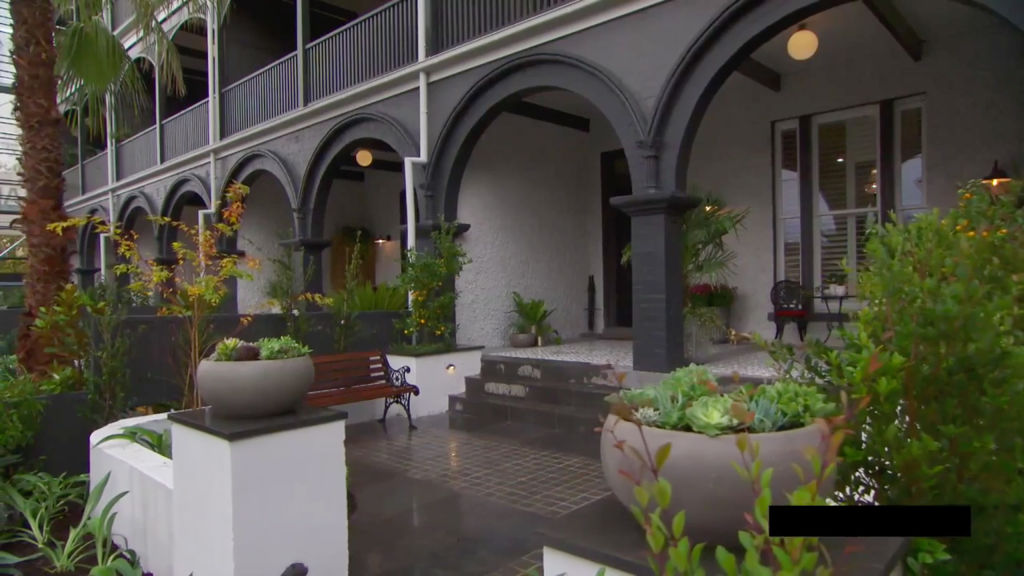 The judges also loved the lush plants. Photo: Channel Nine
